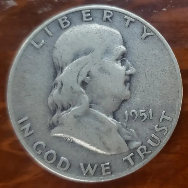 1951-S  Ben Franklin Half Dollar