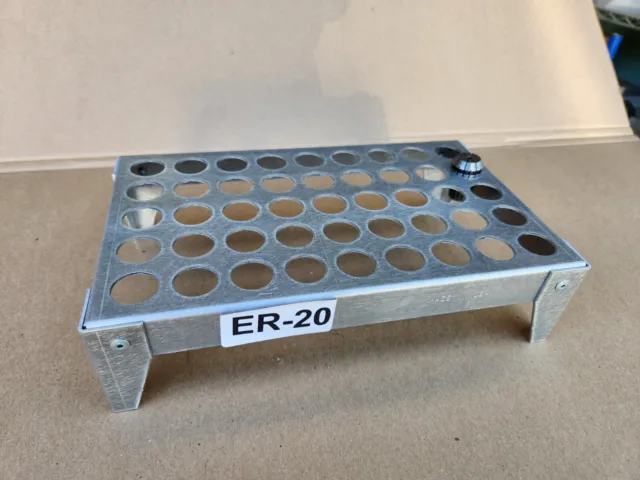 ER20 Collets Stand Holder, hold up to 45 collets, made in usa.