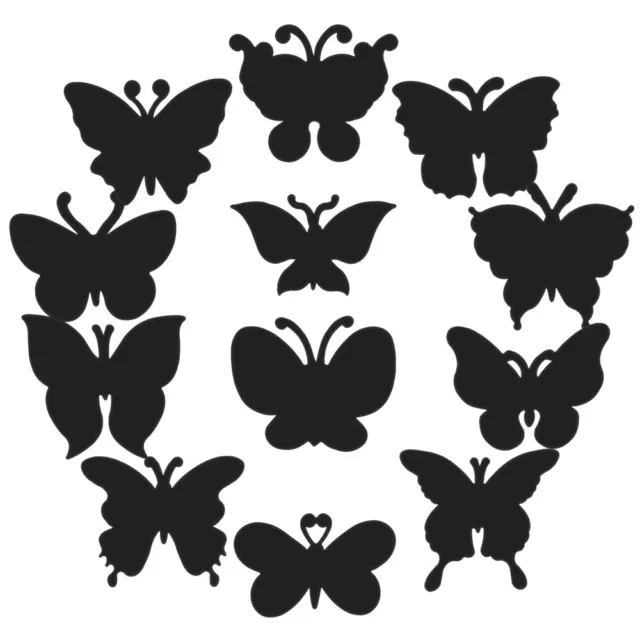 12 Schmetterlings-Rubbelkarten für Kinder - Regenbogen-Lesezeichen-Bastelset-GW