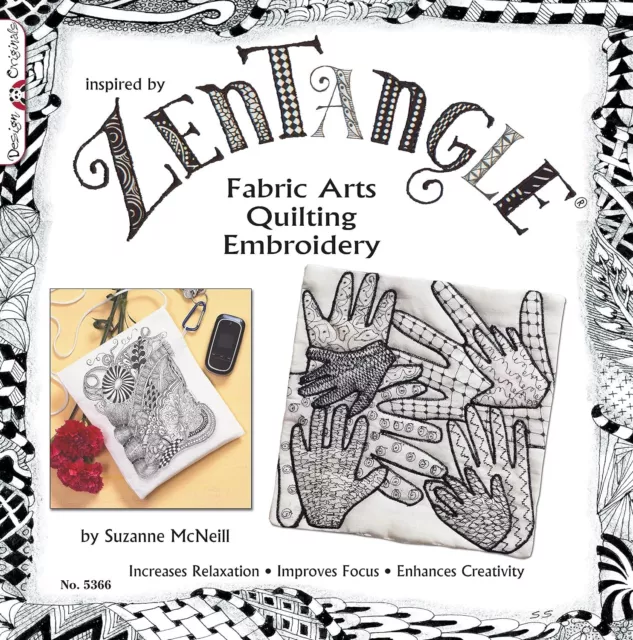 Zentangle(R) Fabric Arts: Fabric Arts... By Linda Causee.Paperback.New Book.