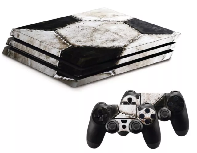 Design-Folie Piel Fußball Gehäuse-aufkleber Vinilo para PS4 Pro Consola Mando