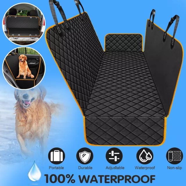 Cubierta de coche cubierta de perro para coche asiento trasero resistente a arañazos fundas de asiento trasero alfombra para perro