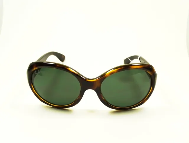 RAY BAN RB 4191 710/71 57-19-135 3N Havana Polished Frame Green Lens Sunglasses