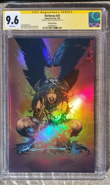 Darkness #25 holofoil edition CGC SS 9.6 Signed by Marc Silvestri 3/22/19.