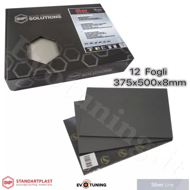 Stp Belle 08, Acoustique Et Thermique pour Voiture 375x500x8mm 12 Feuilles