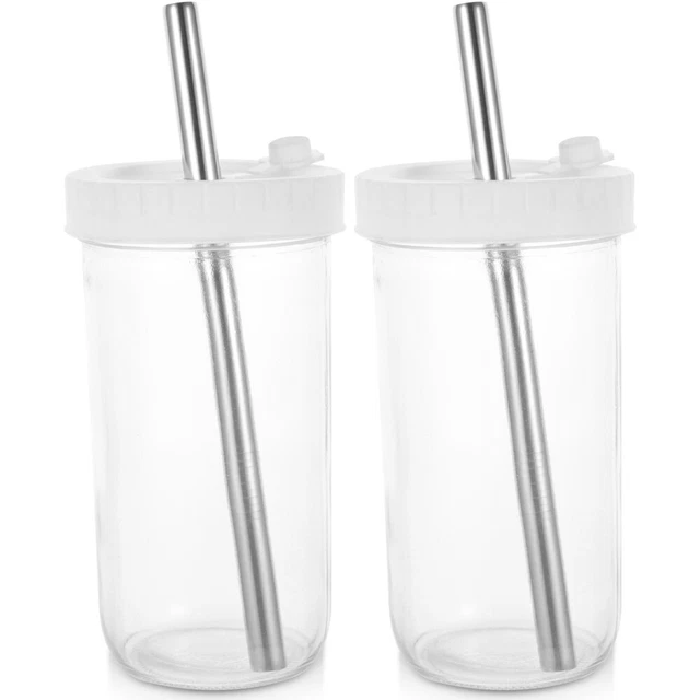 2 Sets Boisson Bouteilles D'eau Avec Un Verre Pots Clairs Tasse D'eau