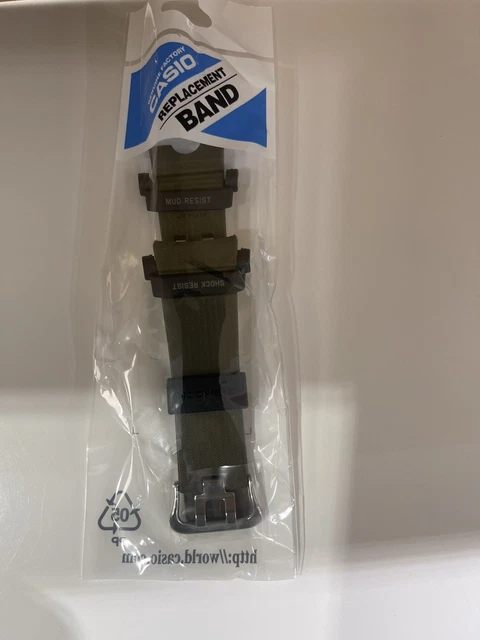 GENUINE CASIO Original Green Watch Band Strap for G-SHOCK Mudmaster GG-B100-1A3