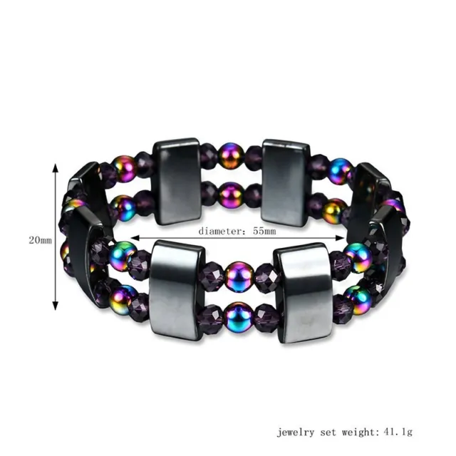 Magnetic Healing Therapy Arthritis Anklet Bracelet Hematite Healthy Weight Loss