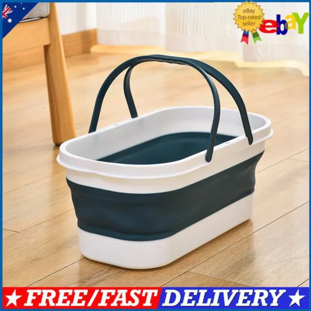 Foldable Laundry Basket Space Saving Collapsible Wash Bucket for Fishing Camping