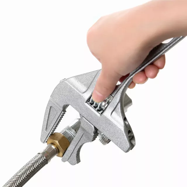 Bathroom Plumbing Wrench Short Handle Repairing Large Opening Spanner Hand ToFE