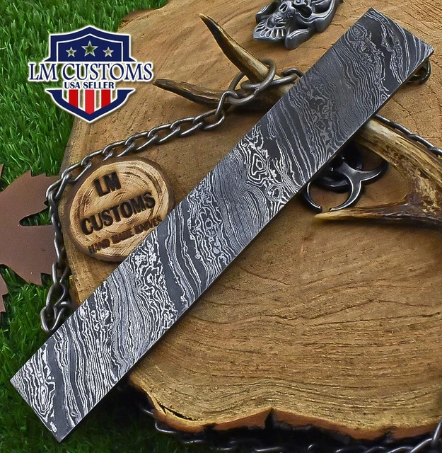 Forged Wrought Iron Bar Twist Damascus Wootz Sports Razor Sharp