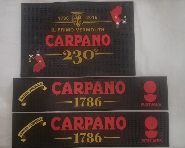 Lotto 3 Tappettini Sottobicchieri Bar Vermouth Carpano