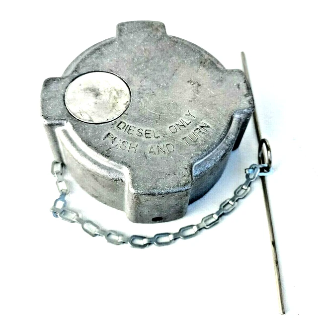 03-37017-00 Diesel Fuel Cap Non-Locking Non-Vented 1/4 Turn & Chain Replacement