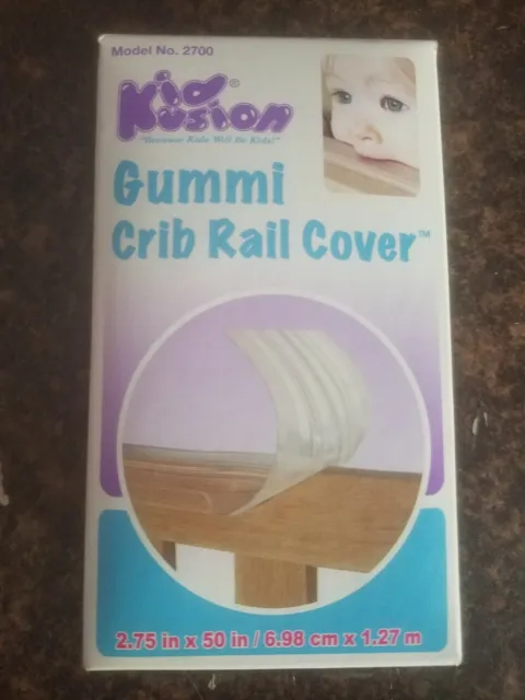 Kid Kusion Gummi Crib Rail Cover  2.75" x 50" KidKusion