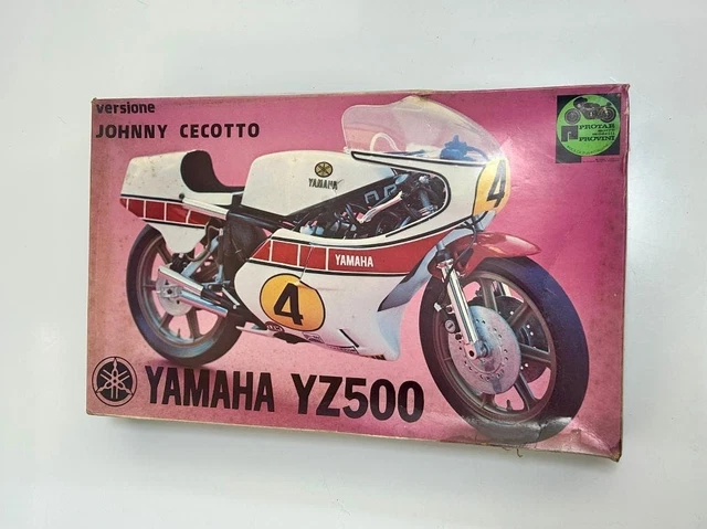 PROTAR YAMAHA YZ500 Johnny Cecotto 1:9 Scale Model, Factory Sealed