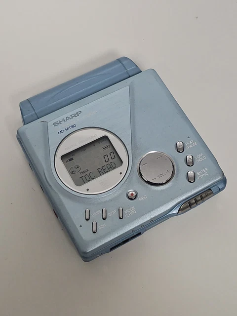Enregistreur MiniDisc Sharp MD-MT180 - Entrée Optique - Vintage - Pour Pièces