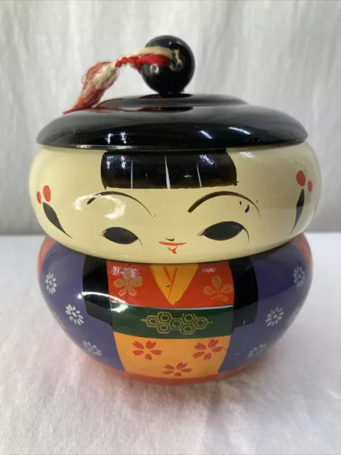 Kokeshi Doll (Bento Box, Stacking Bowls, Lacquer Ware)