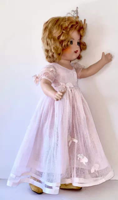 Vintage Madame Alexander PRINCESS ELIZABETH Doll 19” Original Dress & Shoes 2