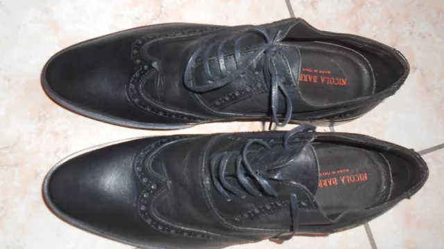 SCARPE UOMO NICOLA Barbato Eleganti Nuovi Colore Nero Tg. 43 EUR 43 90 PicClick FR