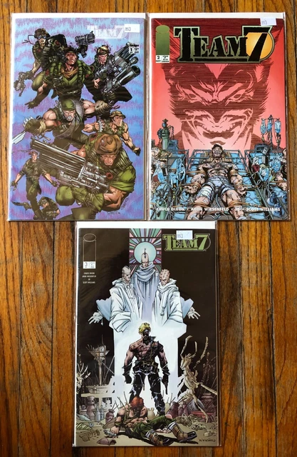 Team 7 Lot of 3 Image Comic Books