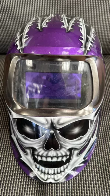 3M Speedglas 9100 Auto-Darkening Welding Helmet Speedglass Skull With Spare Lens