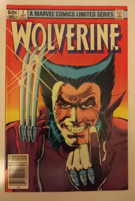 Wolverine Limited Series #1 NM, NEWSSTAND, 1st Solo Comic, Frank Miller (1982)