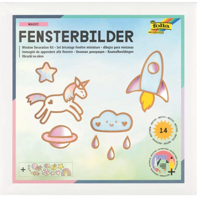 Fensterbilder-Set MAGIC, 14 Motive folia 23823 (4001868130010)