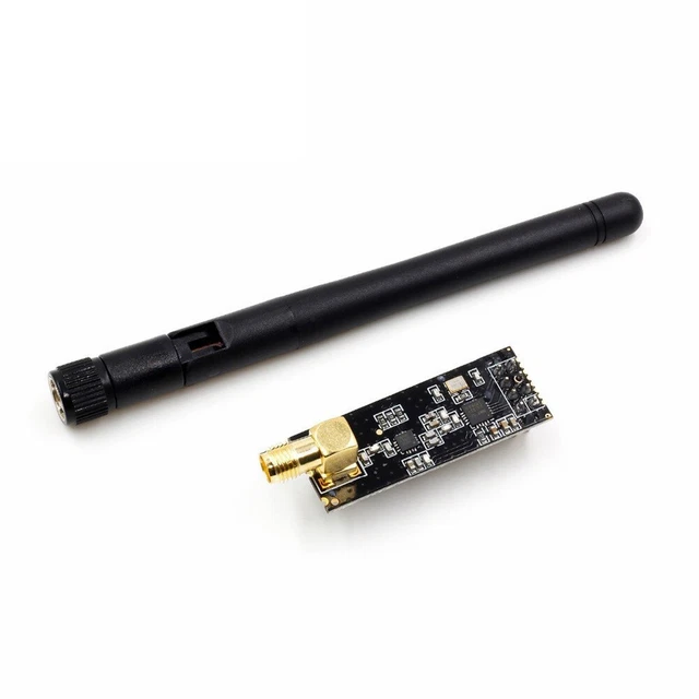Modulo NRF24L01+ PA+LNA - Ricetrasmettitore RF 2.4G, Portata 1100m, Con Antenna SMA
