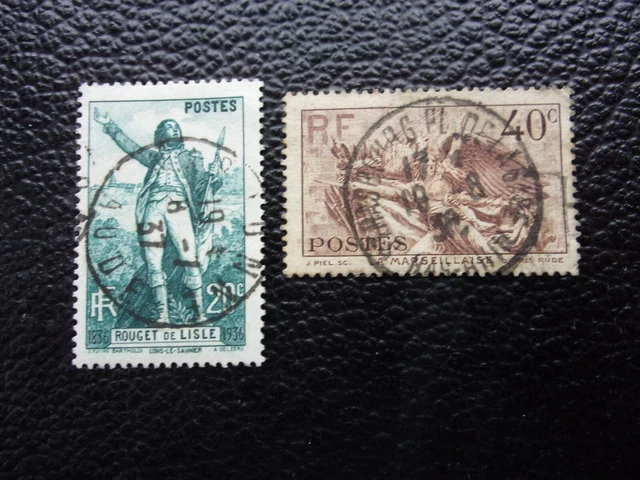 FRANCE - timbre yvert/tellier n° 314 315 obl (A8)