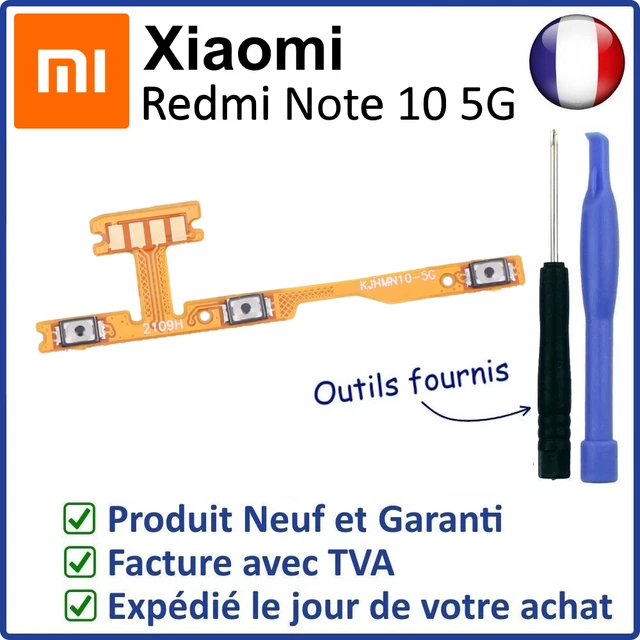 Flex Cable Bouton Power/Volume Pour Xiaomi Redmi Note 10 5G - Pièce D'origine Neuve