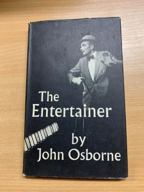 1957 1St Ed John Osborne "The Entertainer" Laurence Olivier Cover Book (P3)