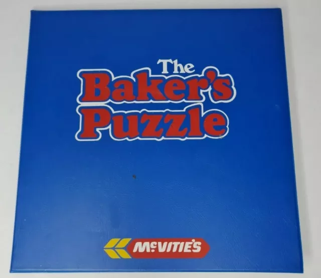 Vintage United Biscuits McVitie's Reisespiel Das Bäckerpuzzle Fliesenspiel 1985