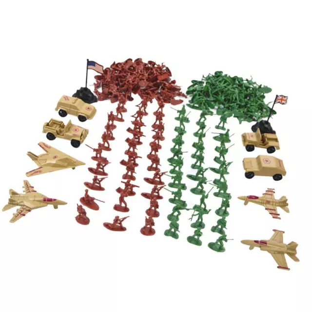 Packung Army Toy Military Model Actionfigur Geschenksoldaten Mit Flugzeugen
