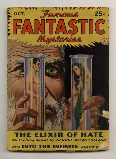 Famous Fantastic Mysteries Pulp Oct 1942 GD/VG 3.0