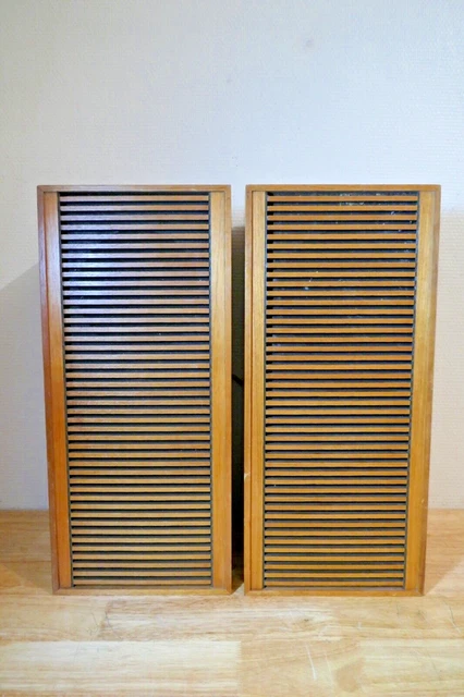Paire D'enceintes Vintage Grundig Hifi Box 416a – Rare, Fonctionnelles