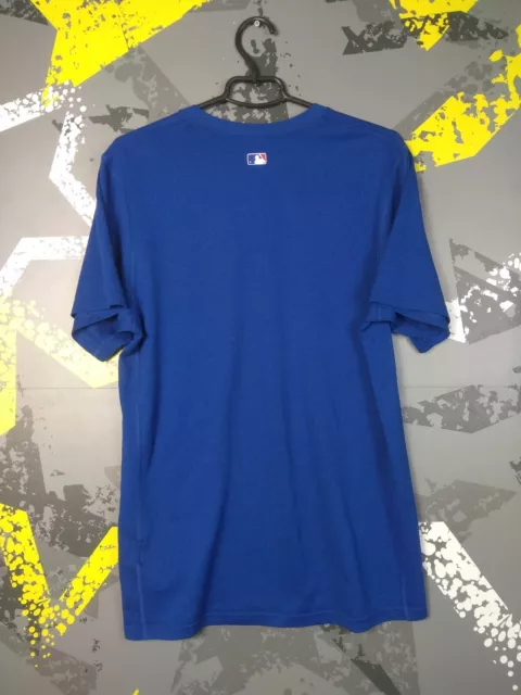 Camiseta de béisbol azul Nike de fanático de Texas MLB para hombre talla S ig93 2