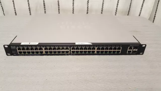 CISCO SG 200-50P 50-Port Gigabit PoE Smart Switch Small Business