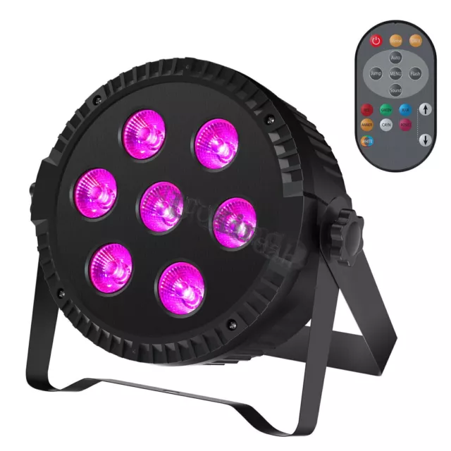 RGBW Par Lights 7LED Strobe Wash Beam DMX DJ Disco Effect For Party KTV Show