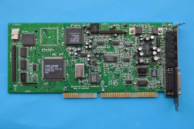 Creative Labs CT2950 ISA 16 bit audio sound card with CD IDE controller