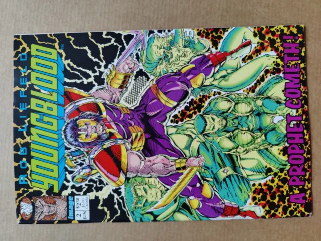 YOUNGBLOOD #2 Rob Liefeld 1st Appearance Prophet + Shadowhawk Image 1992 FN/VF