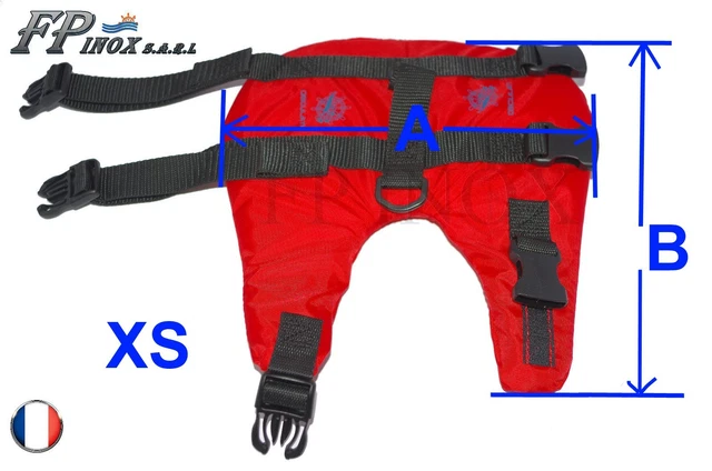 Gilet De Sauvetage Pour CHIEN Taille XS  Jusqu’à 3kg Bouée