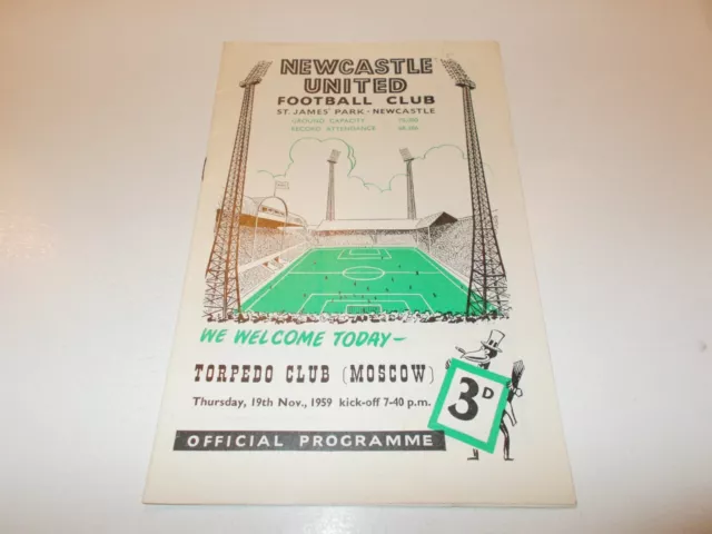 Newcastle v Moscow Torpedo 59/60