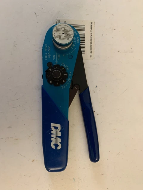 DMC Daniels AFM8 M22520/2-01 Aviation Crimp Tool Crimper With K13-1 Positioner