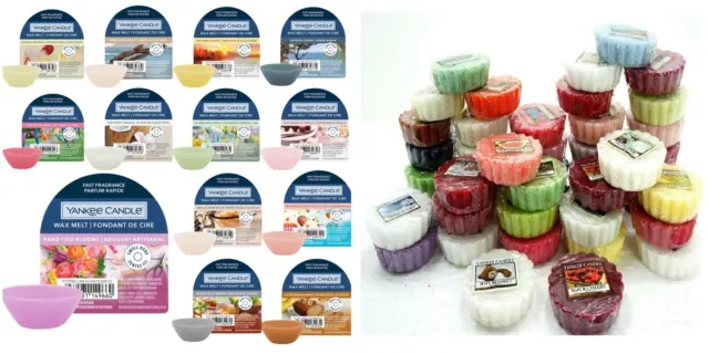 YANKEE CANDLE Wax Tarts Melts Scented Variety 22g Popular Fragrances
