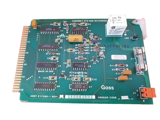 Goss Bus Scheda cane da guardia E17368-1 Rev 03