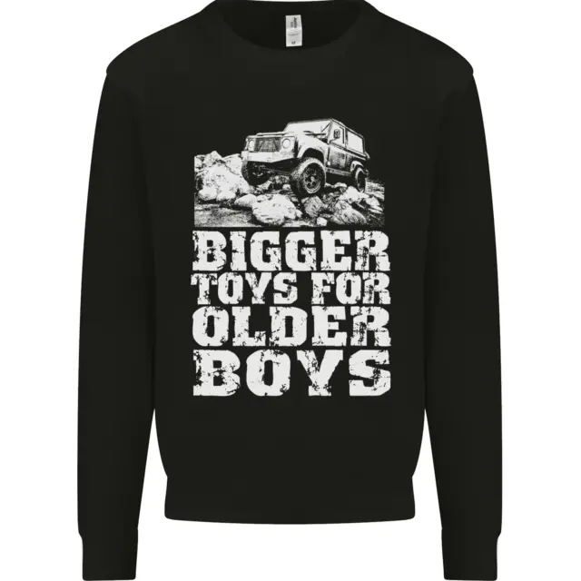 Felpa maglione Bigger Toys bambini più grandi 4x4 Off Roading da uomo
