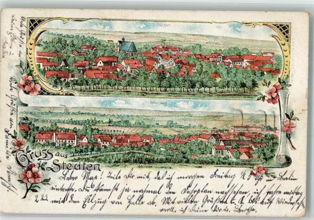 13632569 - 4251 Stedten Ortsansicht Mansfeld-Suedharz LKR 1911