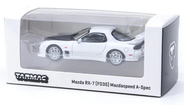 Tarmac Works GLOBAL64 Mazda RX-7 (FD3S) Mazdaspeed A-Spec – Scala 1/64 – Bianco