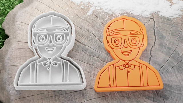 Blippi Tagliabiscotti (set di 2) / Fondente / Ghiaccio