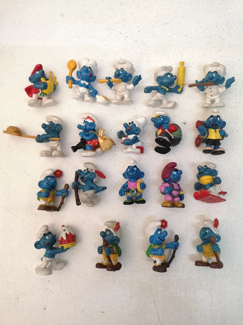 Lotto Puffi Smurf 19 Pezzi -Fr-A1